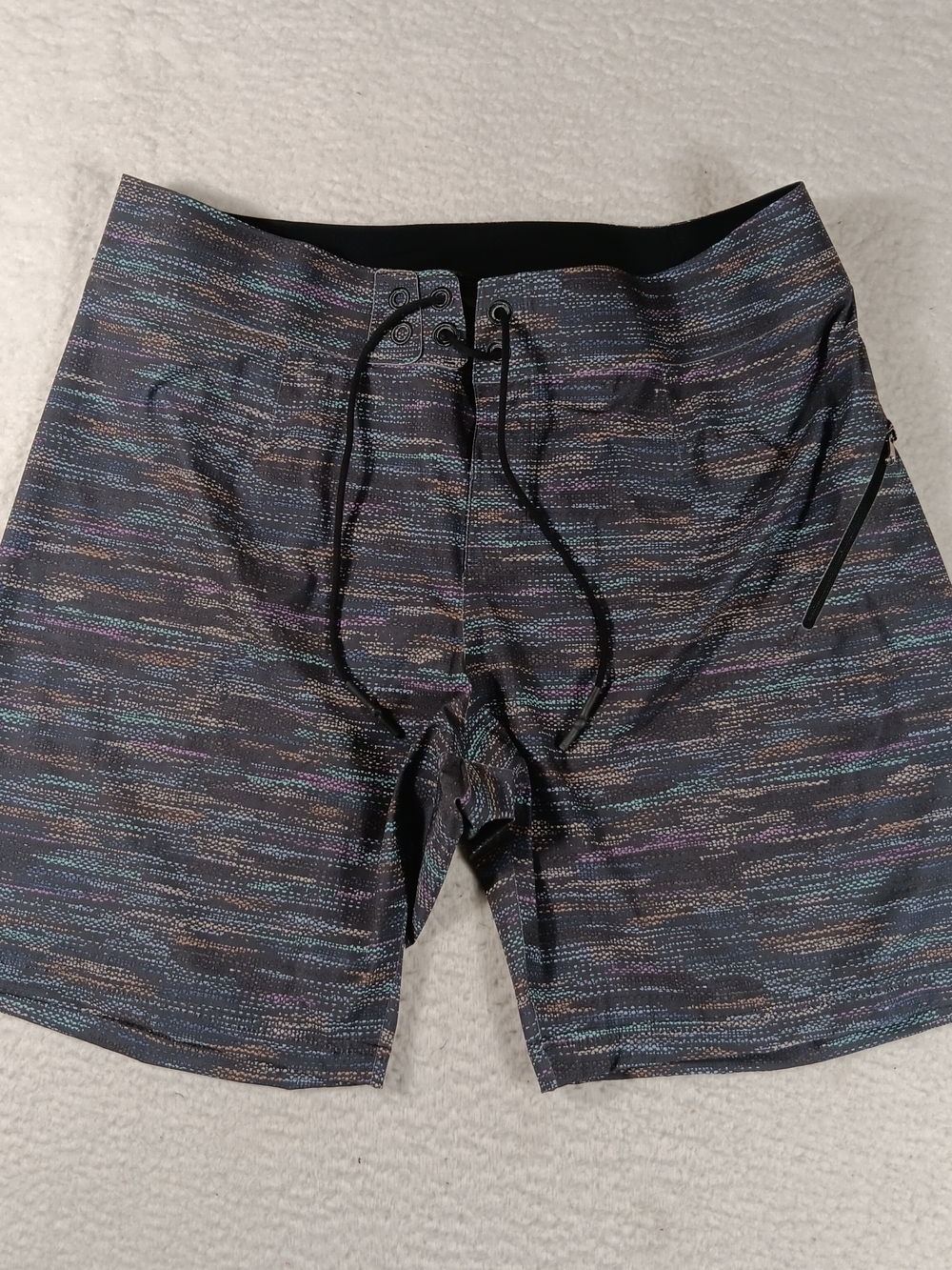 Lululemon Board Shorts Mens 36 Gray Current State 9" Inseam Beach Vacation